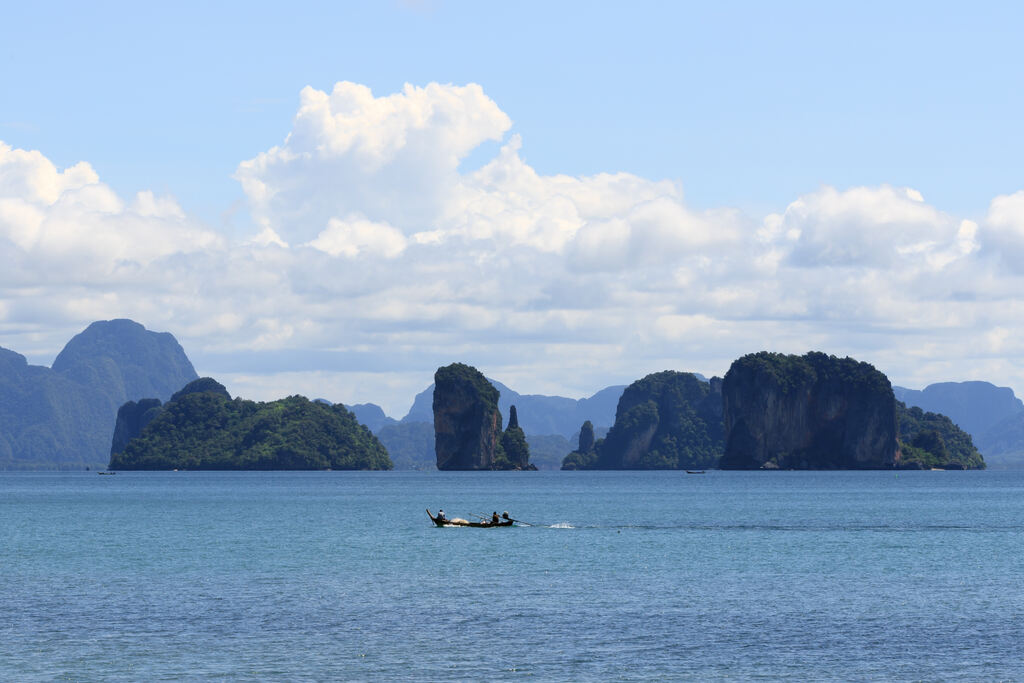 The island view from Koh Yao Noi.