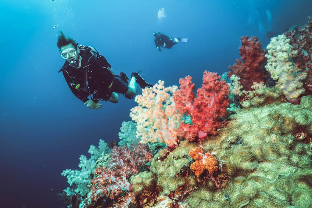 Scuba diving in Koh Lanta, Thailand