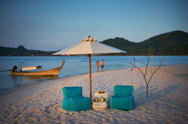 Enjoy a sunset picnic on the beach.