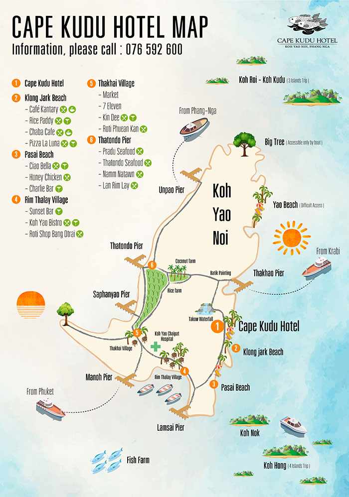 Cape Kudu Hotel map