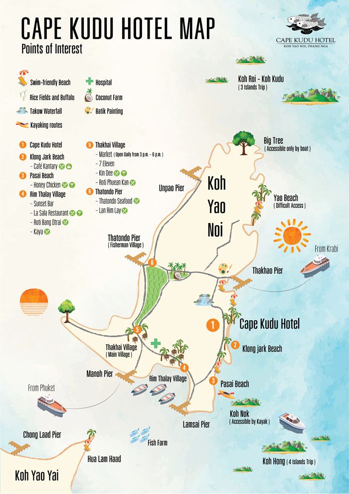 Cape Kudu Hotel map